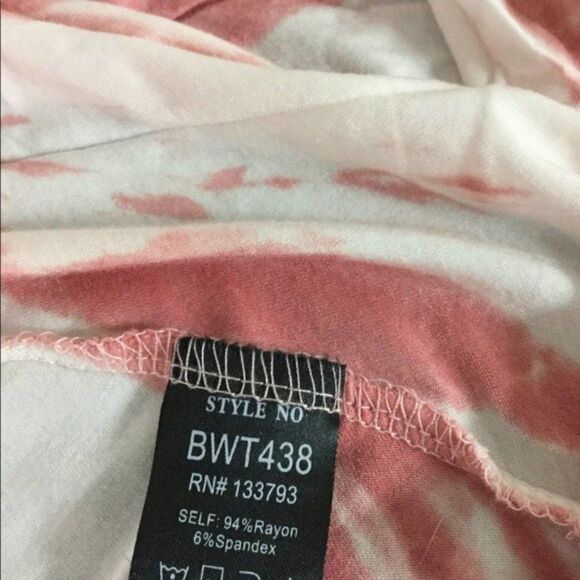 HAND-DIP Tunic w/ Asymmetrical Hem & Dye - Picture 10 of 15